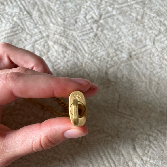 Authentic Louis Vuitton Lock & Key w/18k gold plated mixed chain - Picture 9 of 9